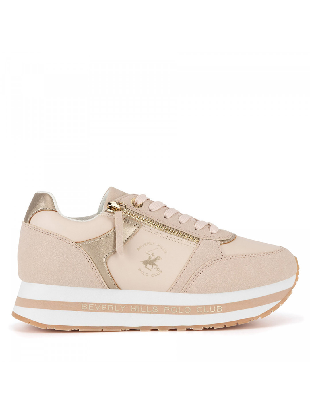 Sneakersy Beverly Hills Polo Club V12-694 Růžová